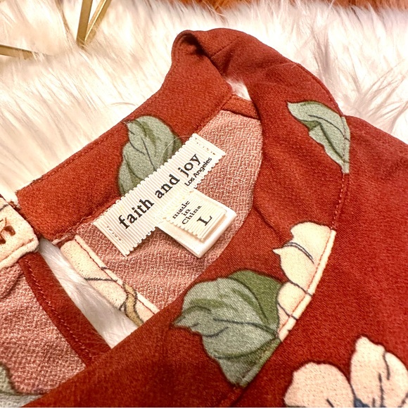 FAITH AND JOY Women’s Magnolia Halter Blouse | Size L - Picture 3 of 8